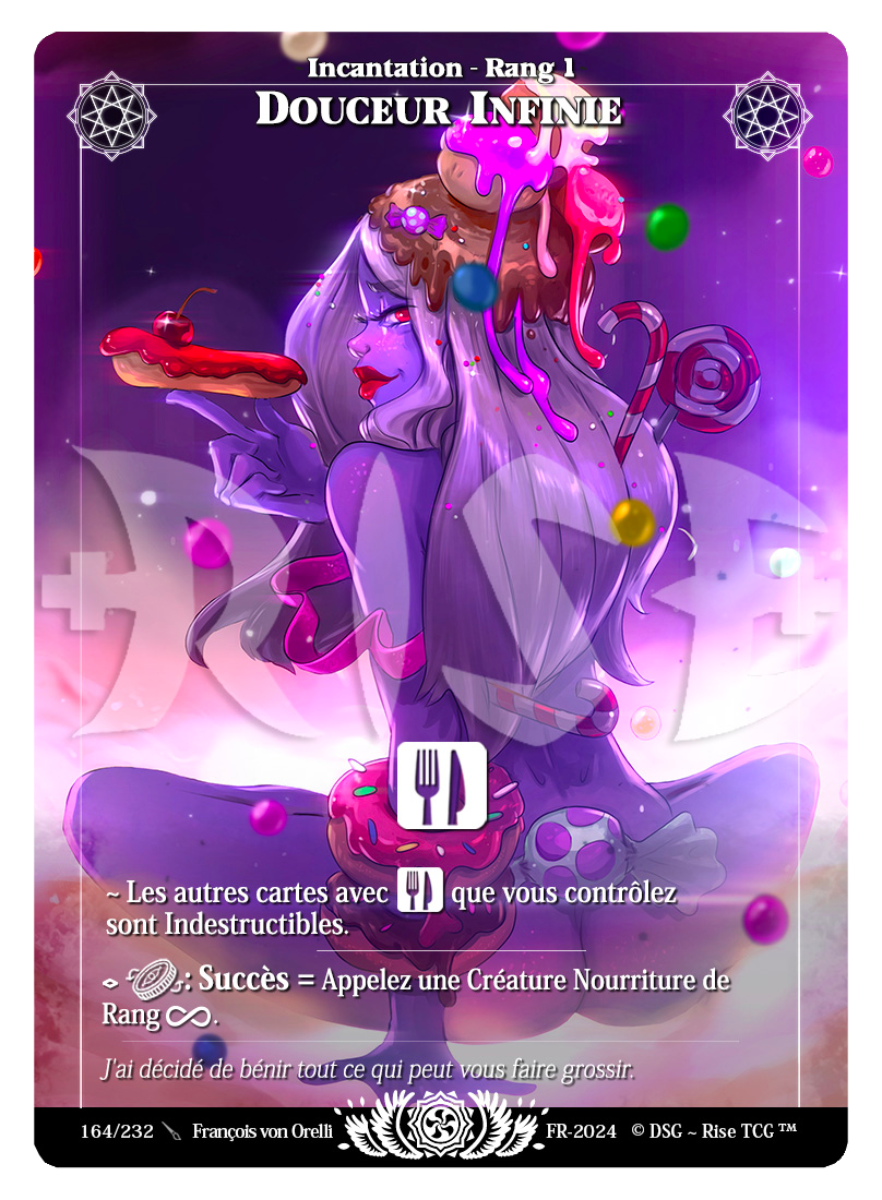 Rise TCG | Candypocalypse édition standard | 164 / 232 | douceur infinie legendary