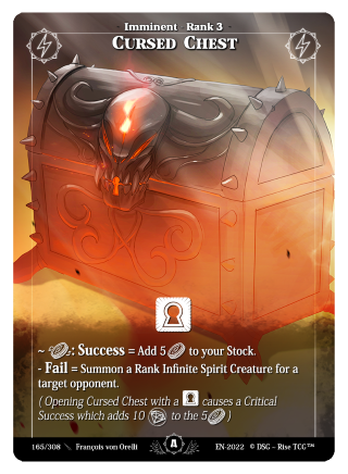 Rise TCG | Alpha édition standard | 165 / 308 | cursed chest uncommon