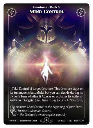 Rise TCG | Alpha édition standard | 166 / 308 | mind control uncommon