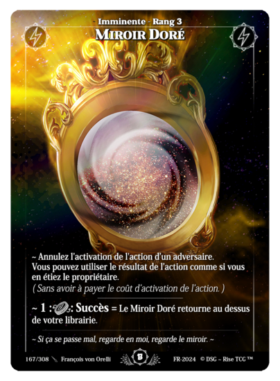 Rise TCG | Beta édition standard | 167 / 308 | golden mirror uncommon | 🇫🇷