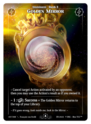 Rise TCG | Alpha édition standard | 167 / 308 | golden mirror uncommon