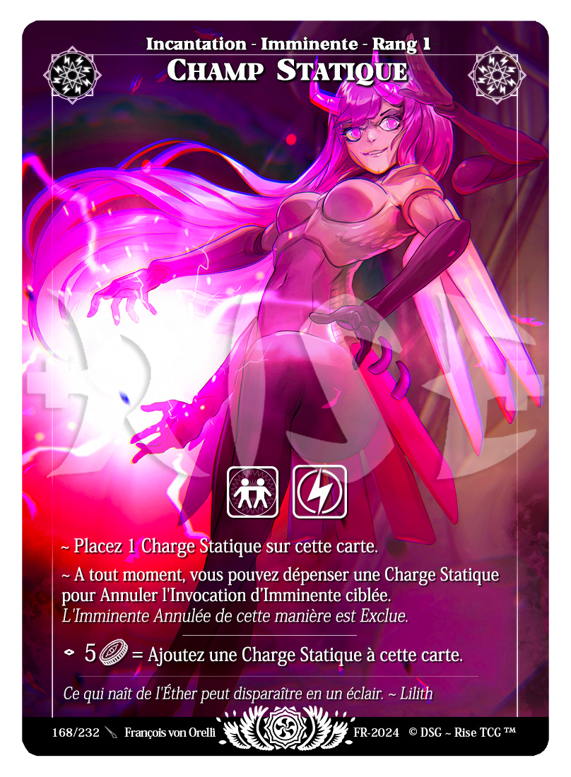 Rise TCG | Candypocalypse édition standard | 168 / 232 | champ statique legendary