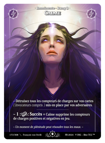 Rise TCG | Beta édition standard | 173 / 308 | calm uncommon | 🇫🇷