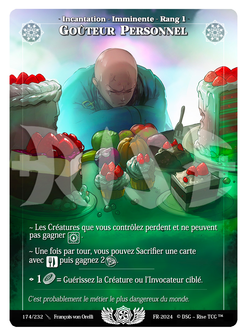 Rise TCG | Candypocalypse édition standard | 174 / 232 | goûteur personnel rare