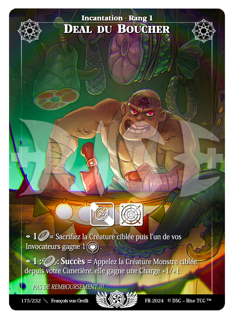 Rise TCG | Candypocalypse édition standard | 175 / 232 | deal du boucher rare