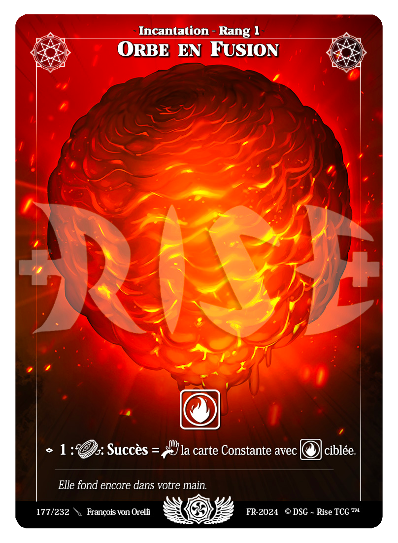 Rise TCG | Candypocalypse édition standard | 177 / 232 | orbe en fusion rare