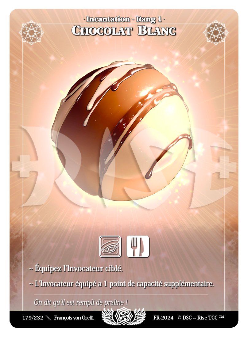 Rise TCG | Candypocalypse édition standard | 179 / 232 | chocolat blanc rare