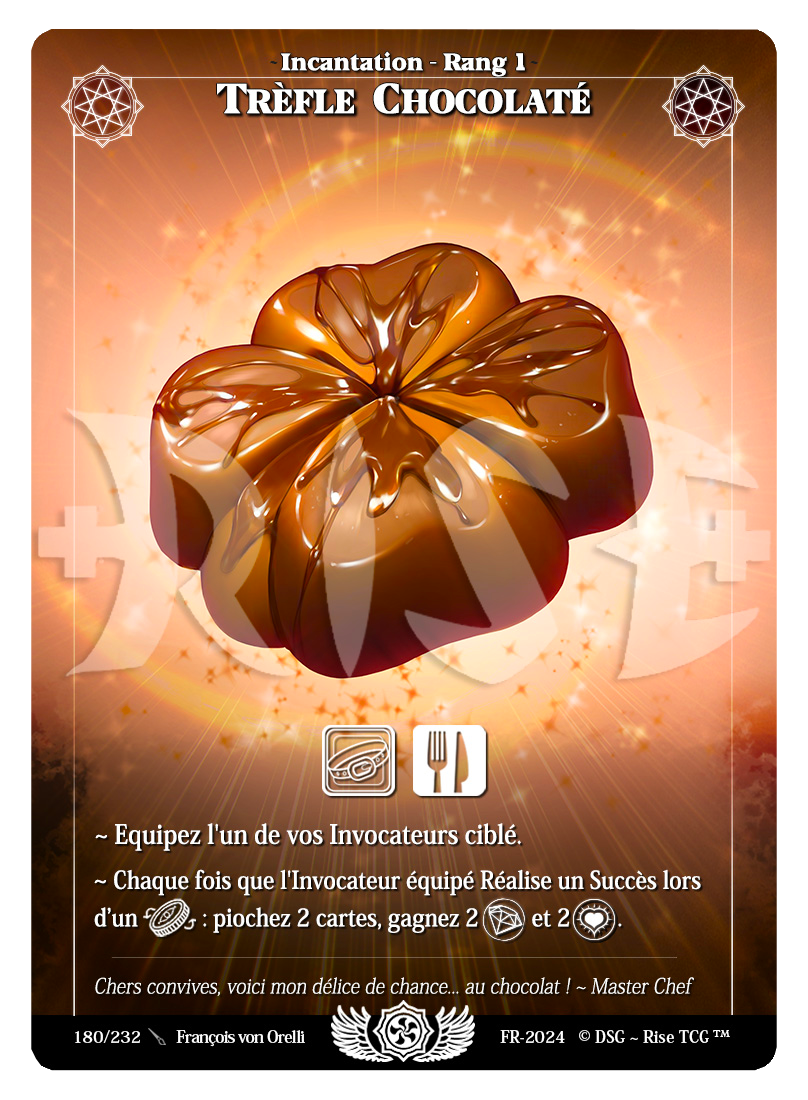 Rise TCG | Candypocalypse édition standard | 180 / 232 | trefle chocolaté rare