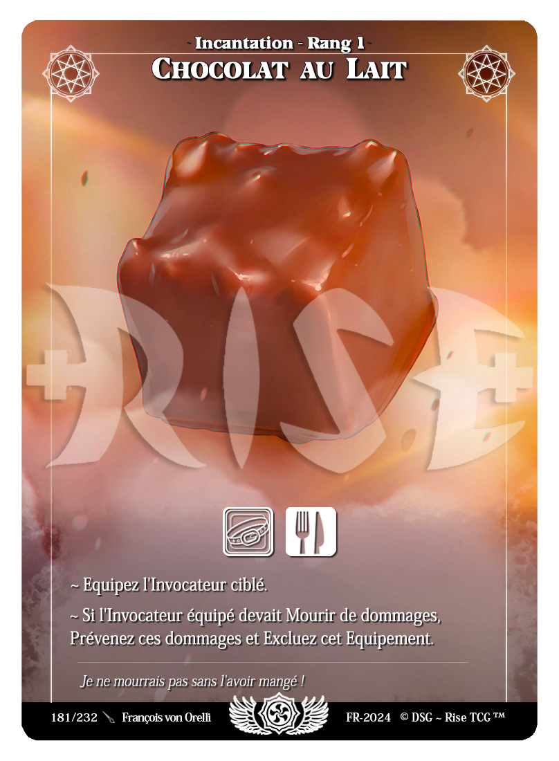 Rise TCG | Candypocalypse édition standard | 181 / 232 | chocolat au lait rare