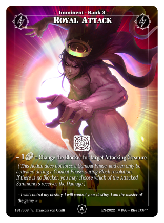 Rise TCG | Alpha édition standard | 181 / 308 | royal attack common