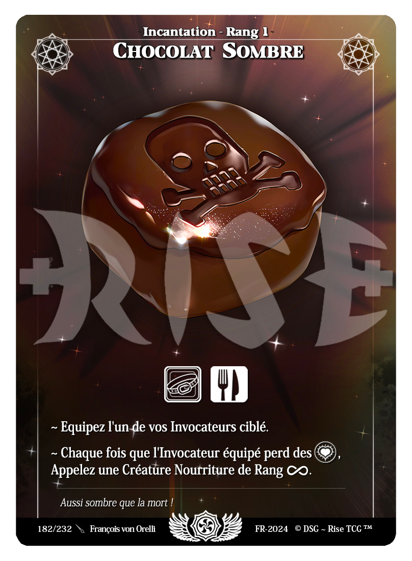 Rise TCG | Candypocalypse édition standard | 182 / 232 | chocolat sombre rare