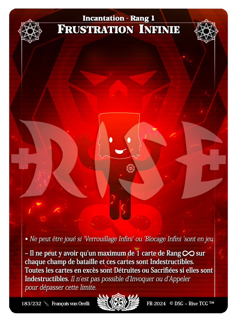 Rise TCG | Candypocalypse édition standard | 183 / 232 | frustration infinie rare
