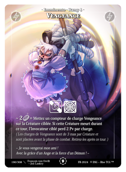 Rise TCG | Beta édition standard | 190 / 308 | revenge common | 🇫🇷