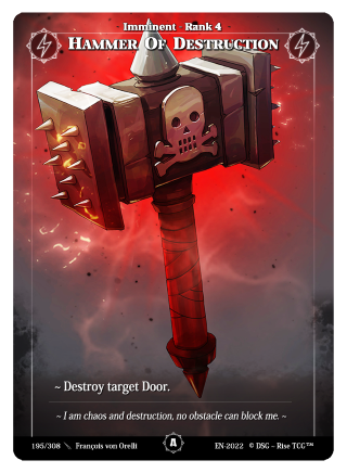 Rise TCG | Alpha édition standard | 195 / 308 | hammer of destruction common
