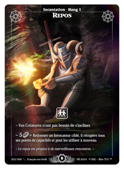 Rise TCG | Beta édition standard | 202 / 308 | rest legendary | 🇫🇷