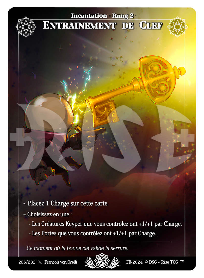 Rise TCG | Candypocalypse édition standard | 206 / 232 | entrainement de clef uncommon
