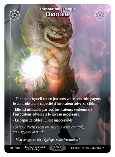 Rise TCG | Beta édition standard | 211 / 308 | pride rare | 🇫🇷