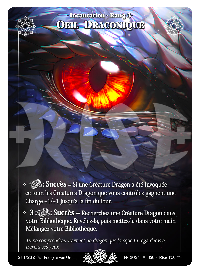 Rise TCG | Candypocalypse édition standard | 211 / 232 | oeil draconique uncommon