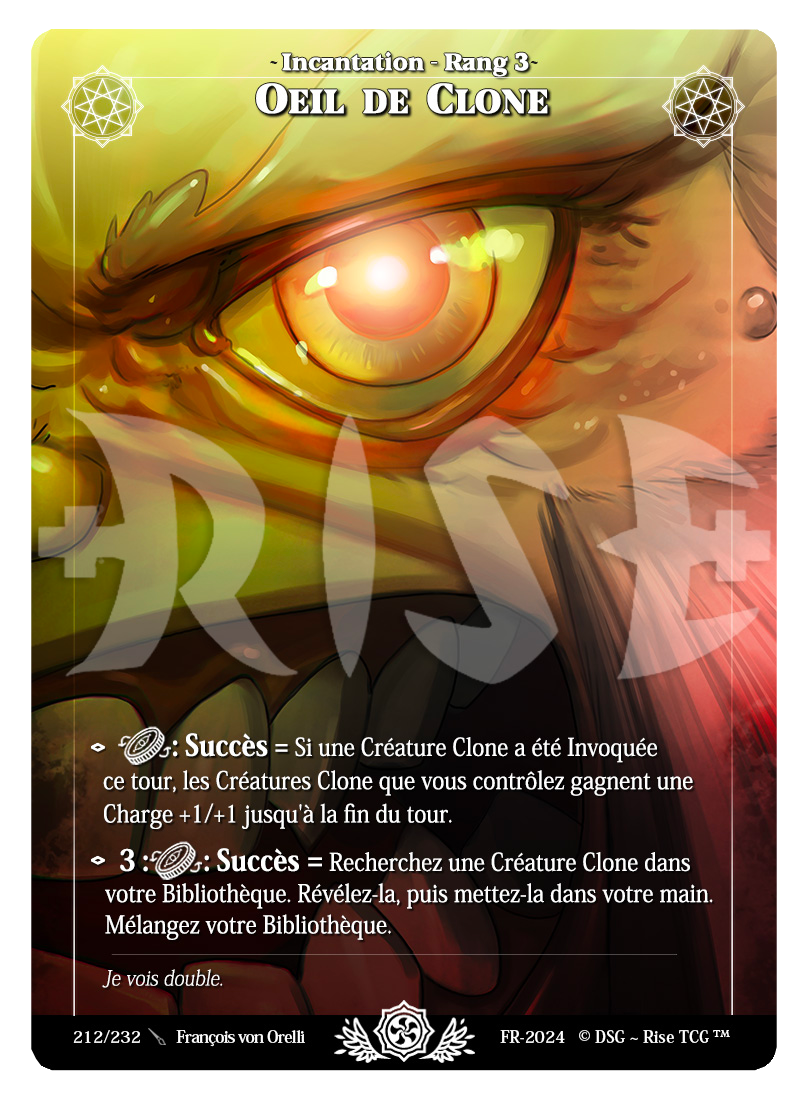 Rise TCG | Candypocalypse édition standard | 212 / 232 | oeil de clone uncommon