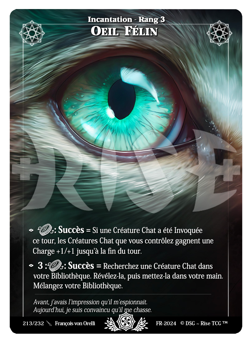 Rise TCG | Candypocalypse édition standard | 213 / 232 | oeil félin uncommon