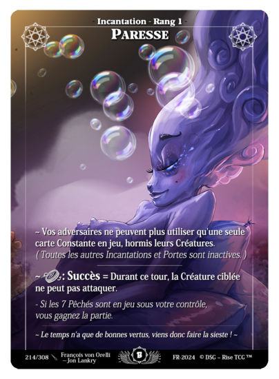 Rise TCG | Beta édition standard | 214 / 308 | sloth rare | 🇫🇷