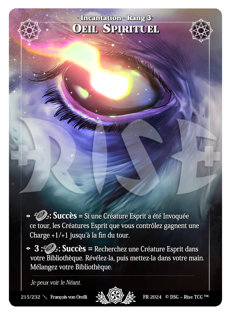 Rise TCG | Candypocalypse édition standard | 215 / 232 | oeil spirituel uncommon