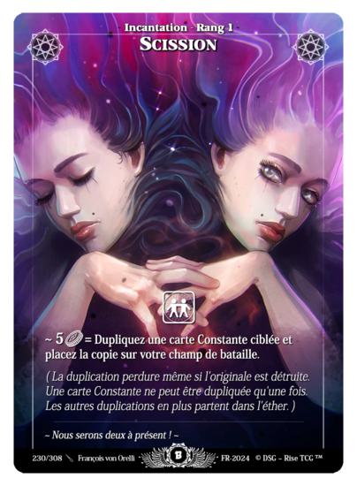 Rise TCG | Beta édition standard | 230 / 308 | split legendary | 🇫🇷