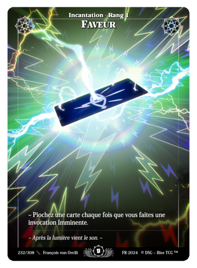 Rise TCG | Beta édition standard | 232 / 308 | favor rare | 🇫🇷