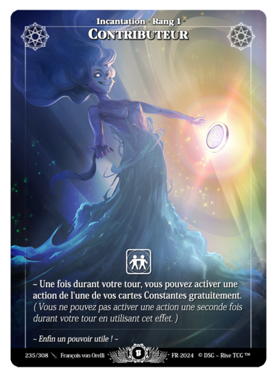 Rise TCG | Beta édition standard | 235 / 308 | contributor legendary | 🇫🇷