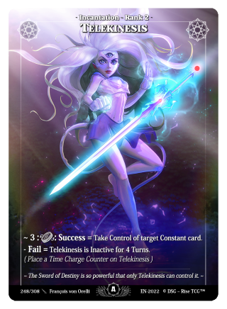 Rise TCG | Alpha édition standard | 248 / 308 | telekinesis rare