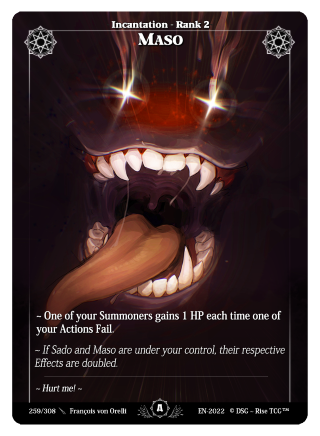 Rise TCG | Alpha édition standard | 259 / 308 | maso uncommon
