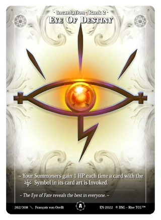Rise TCG | Alpha édition standard | 262 / 308 | eye of destiny common