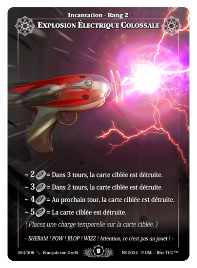 Rise TCG | Beta édition standard | 264 / 308 | colossal electric blast rare | 🇫🇷