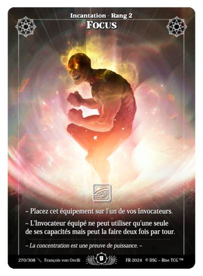 Rise TCG | Beta édition standard | 270 / 308 | focus rare | 🇫🇷