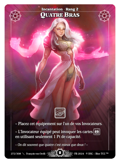 Rise TCG | Beta édition standard | 272 / 308 | four arms legendary | 🇫🇷