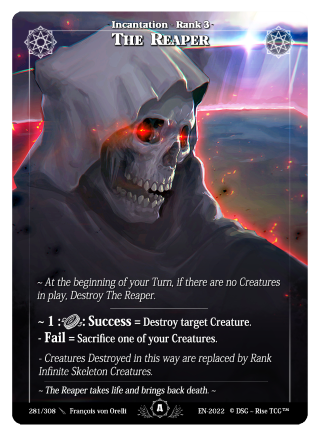 Rise TCG | Alpha édition standard | 281 / 308 | the reaper uncommon