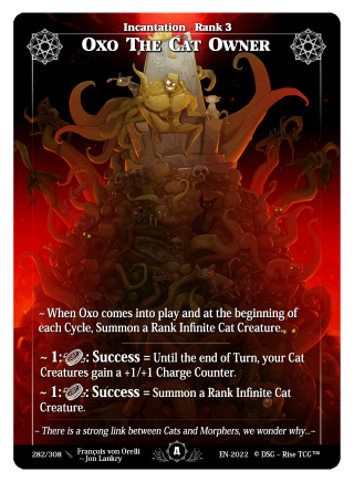 Rise TCG | Alpha édition standard | 282 / 308 | oxo the cat owner uncommon