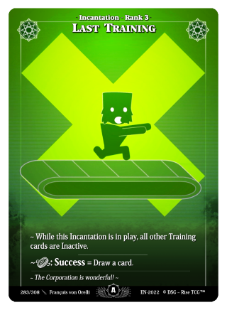 Rise TCG | Alpha édition standard | 283 / 308 | last training rare