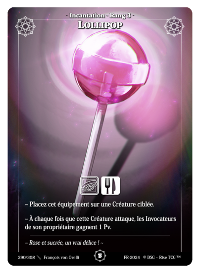 Rise TCG | Beta édition standard | 290 / 308 | lollipop common | 🇫🇷