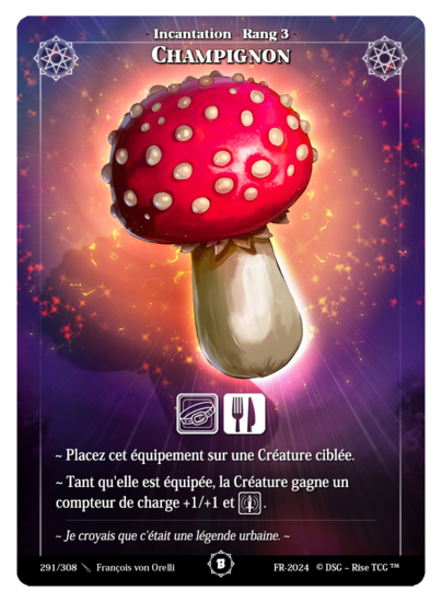 Rise TCG | Beta édition standard | 291 / 308 | mushroom common | 🇫🇷