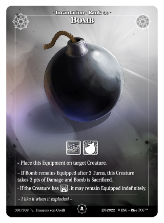 Rise TCG | Alpha édition standard | 301 / 308 | bomb common