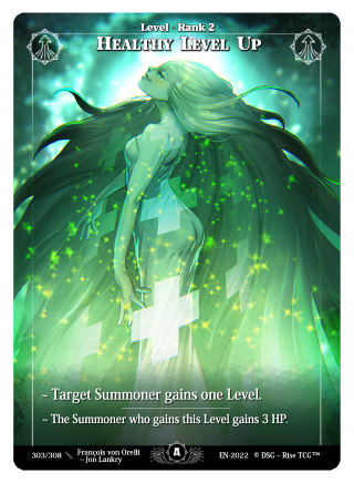 Rise TCG | Alpha édition standard | 303 / 308 | healthy level up rare