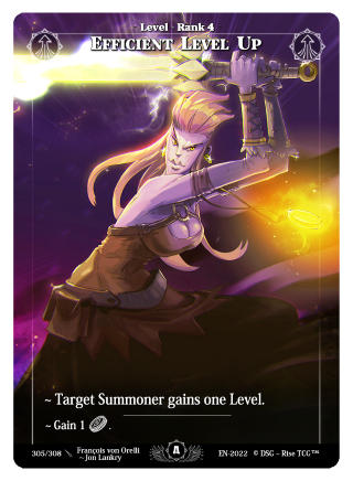 Rise TCG | Alpha édition standard | 305 / 308 | efficient level up rare