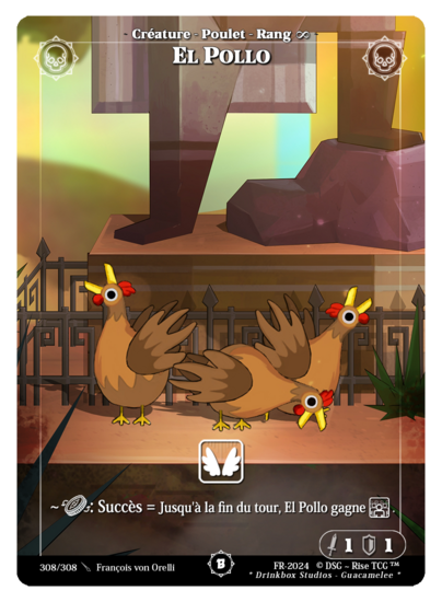 Rise TCG | Alpha édition standard | 308 / 308 | el pollo common