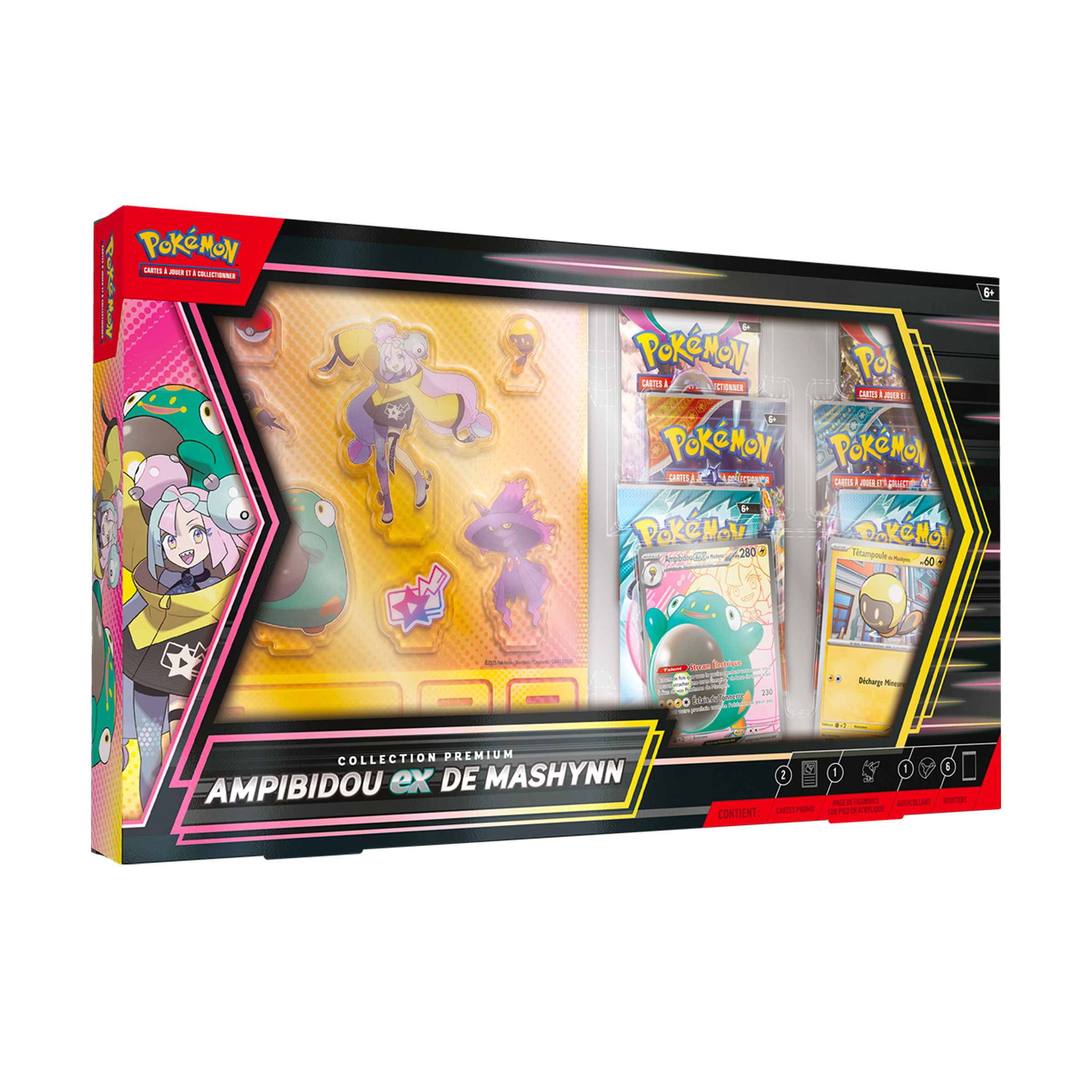 Coffret | Pokémon | Écarlate et Violet | Collection premium Ampibidou | Ex de Mashynn | 🇫🇷