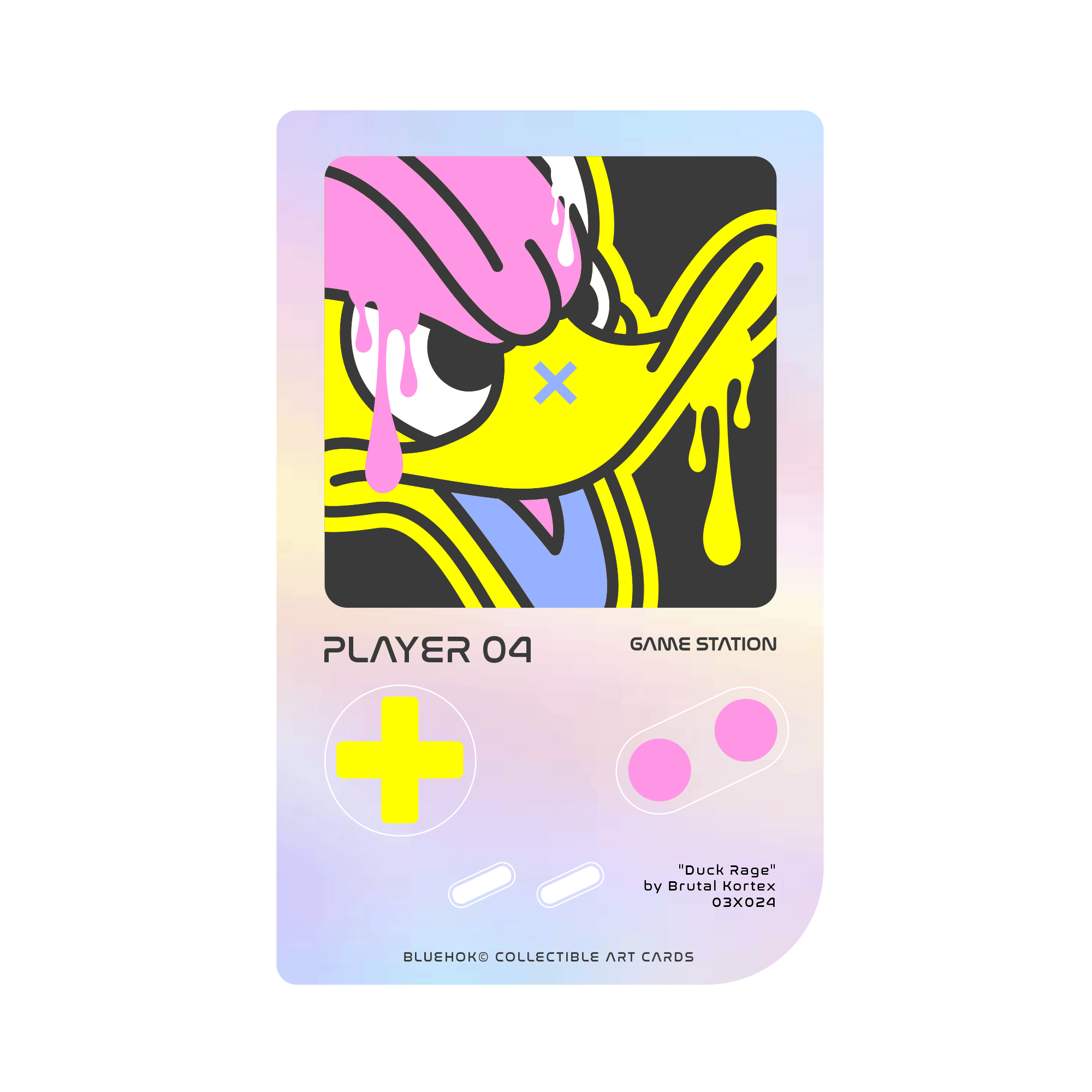 Brutal Kortex | Art Cards - Game Station | Carte solo player "Duck Rage"