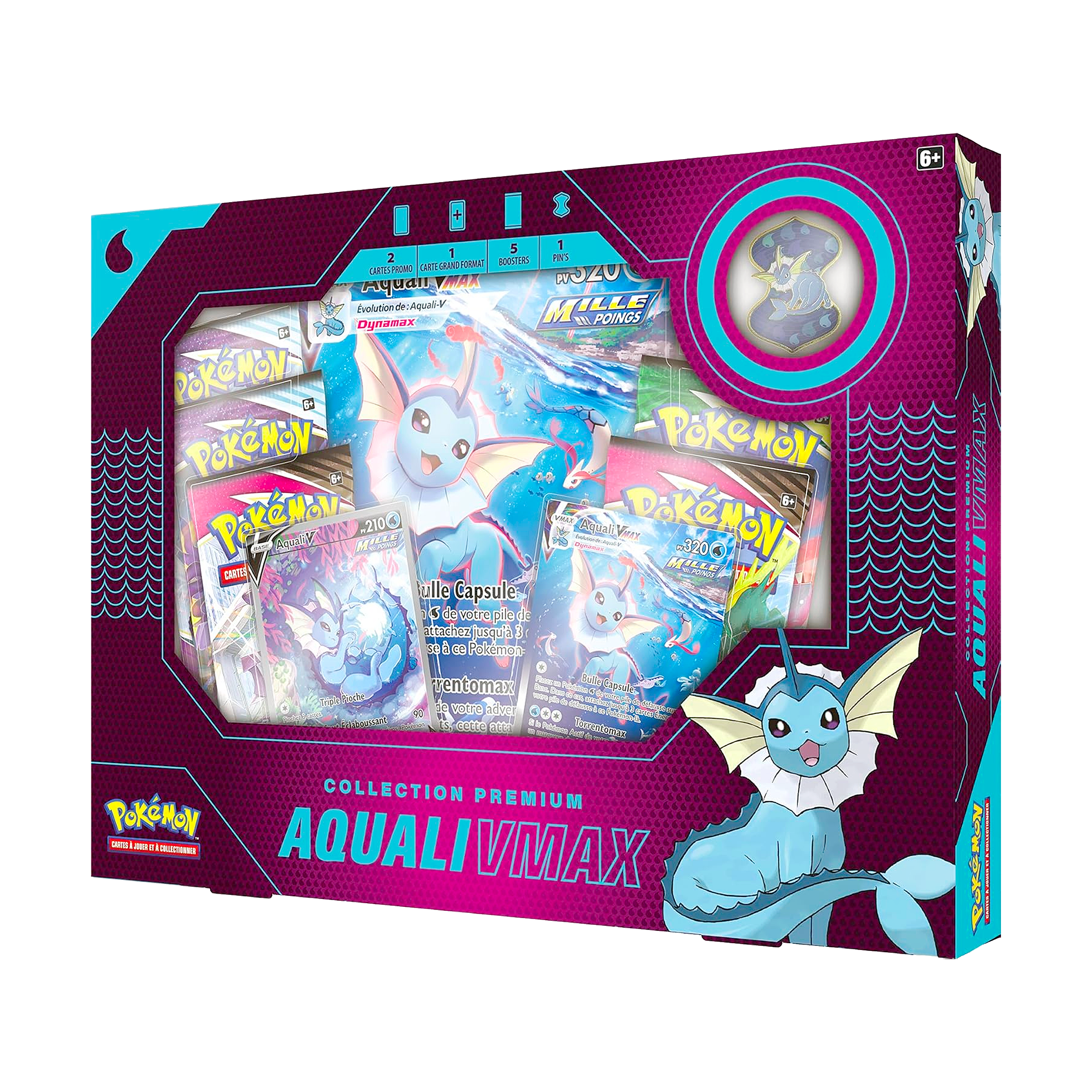 Coffret | Pokémon | Collection Premium | Aquali VMAX | 🇫🇷