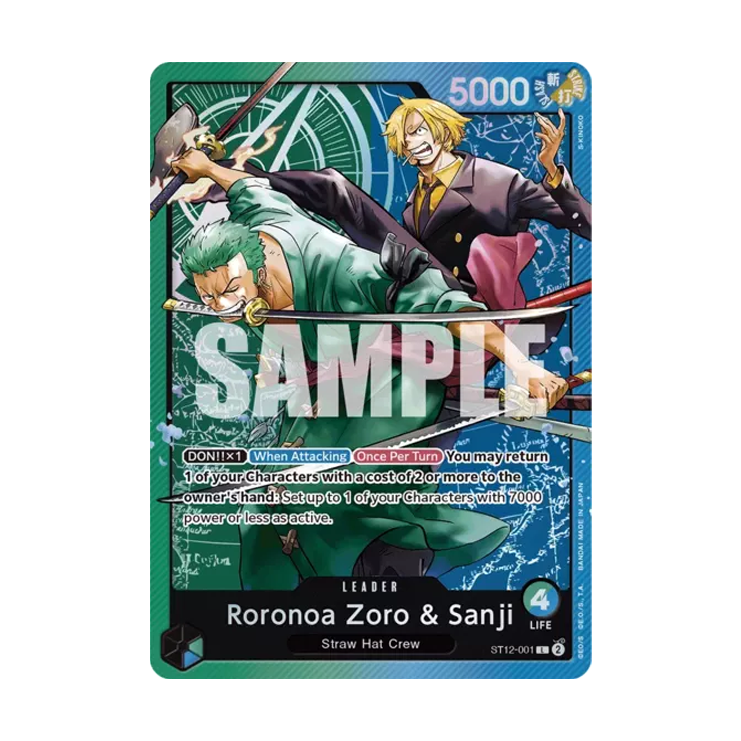 Deck | One Piece | ST-12 | Zoro & Sanji | 🇬🇧