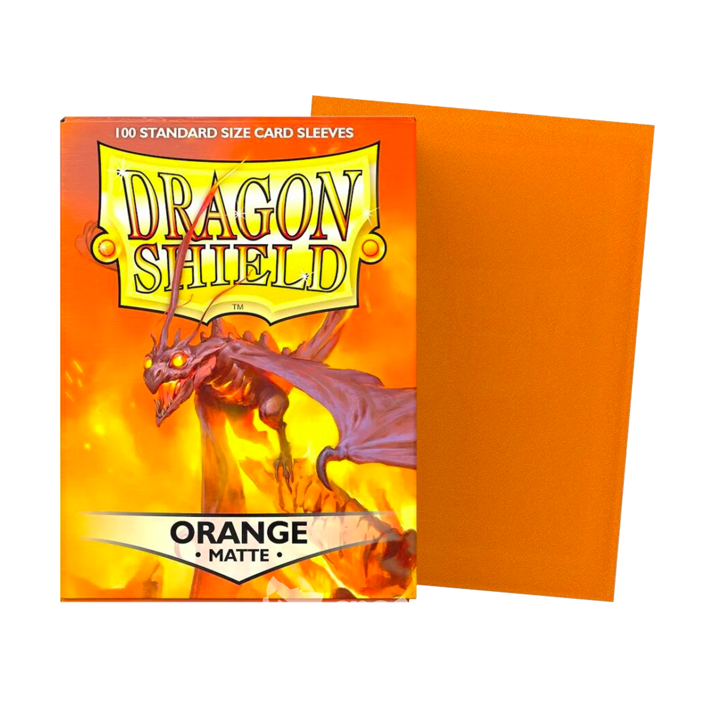 Sleeves | Dragon Shield | Standard Sleeves | Orange Matte | 100 Pièces 🎴