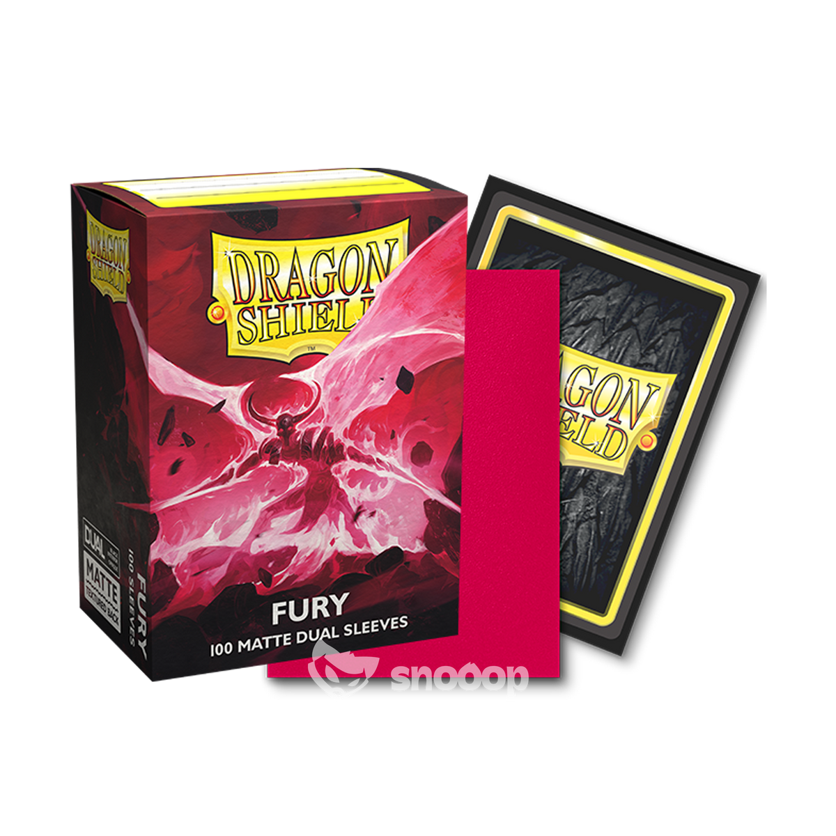 Sleeves | Dragon Shield | Standard Sleeves | Fury Dual Matte | 100 Pièces 🎴